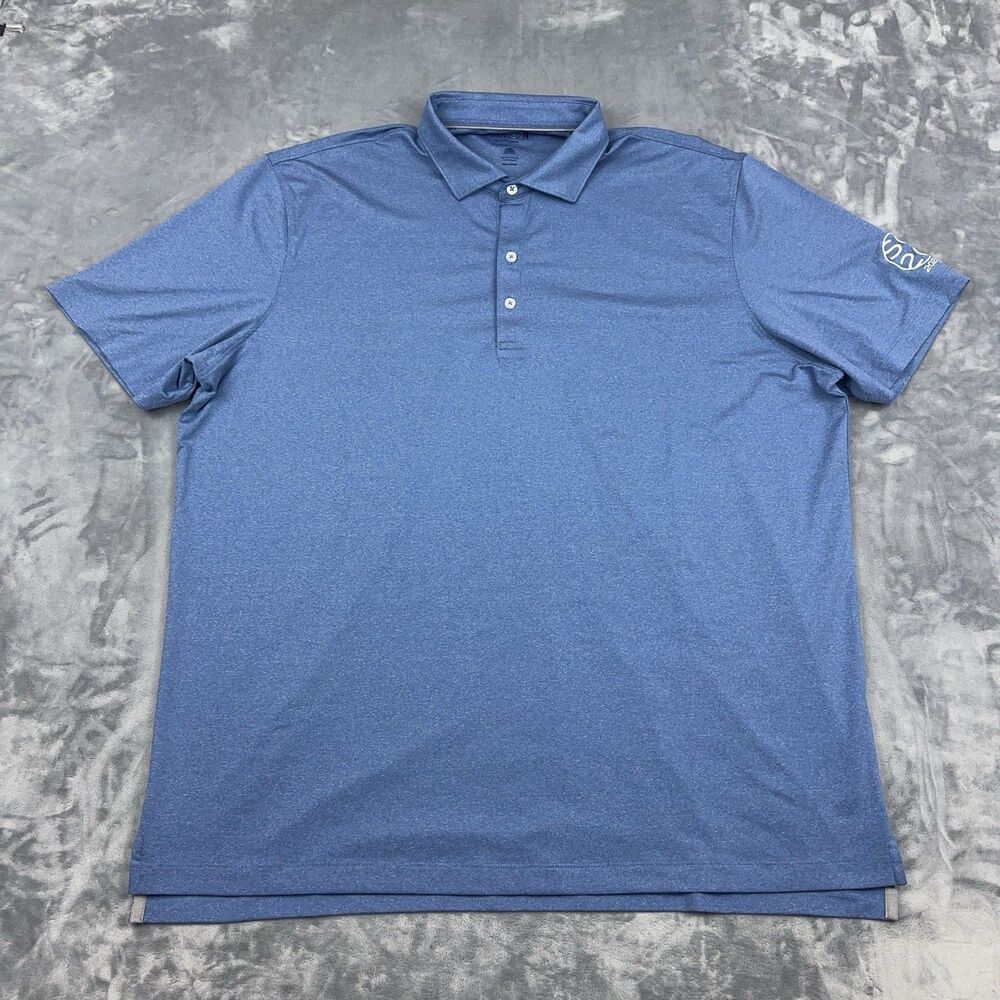 Johnnie-O Birdie Polo Shirt Mens XL Blue UPF 50 Performance Golf Stretch